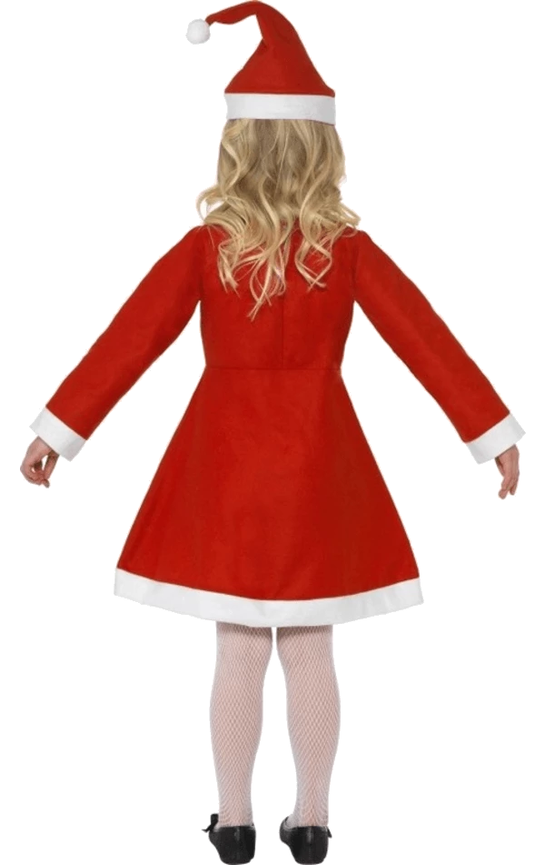 Smiffys Kids Value Santa Girl Costume Christmas