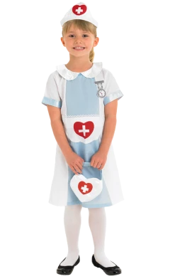 Rubies Doctors & Nurses Kids Nurse Fancy Dress Costume
