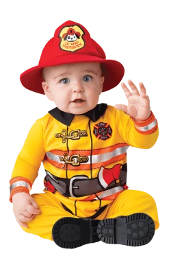 InCharacter Costumes Baby Fireman Costume Fireman & Firewoman