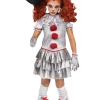 Palmer Circus Kids Miss Pennywise Clown Costume