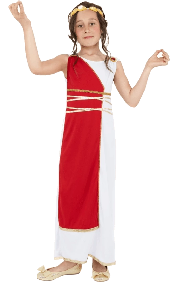 Smiffys Book Characters Kids Grecian Girl Costume
