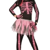 Palmer Kids Pink Skeleton Tutu Costume