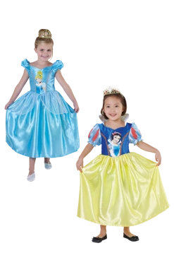 Rubies Kids Disney 2 In 1 Princess Costume Book Characters