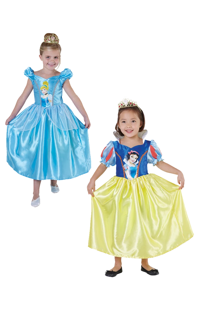 Rubies Kids Disney 2 In 1 Princess Costume Book Characters
