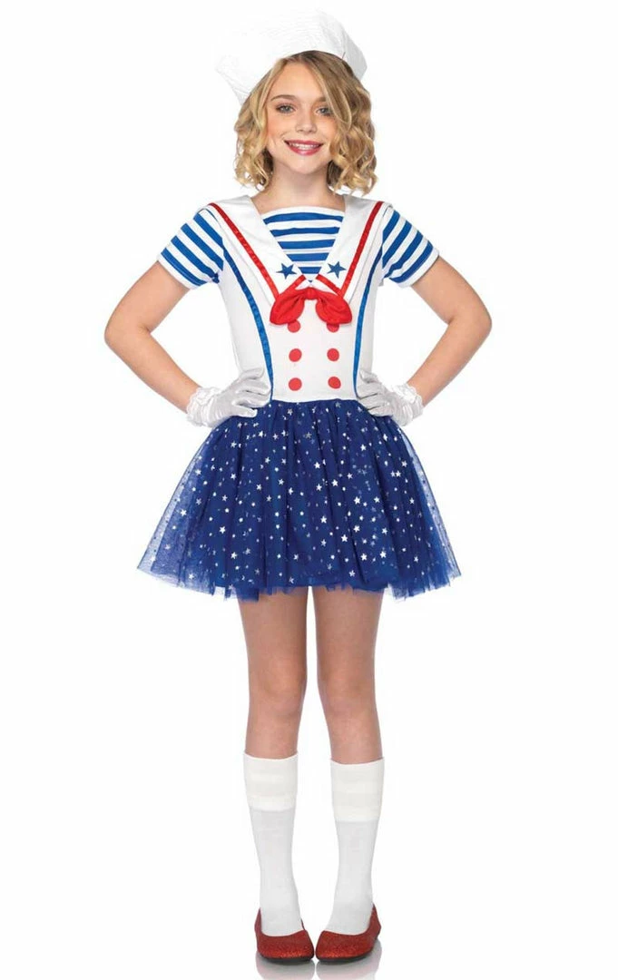 Generic Military Kids Sailor Sweetie Costume