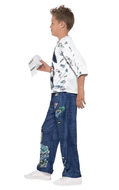 Smiffys Book Characters Kids Billionaire Boy Costume