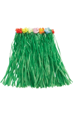Rubies Hawaiian Grass Skirt Green Accessory
