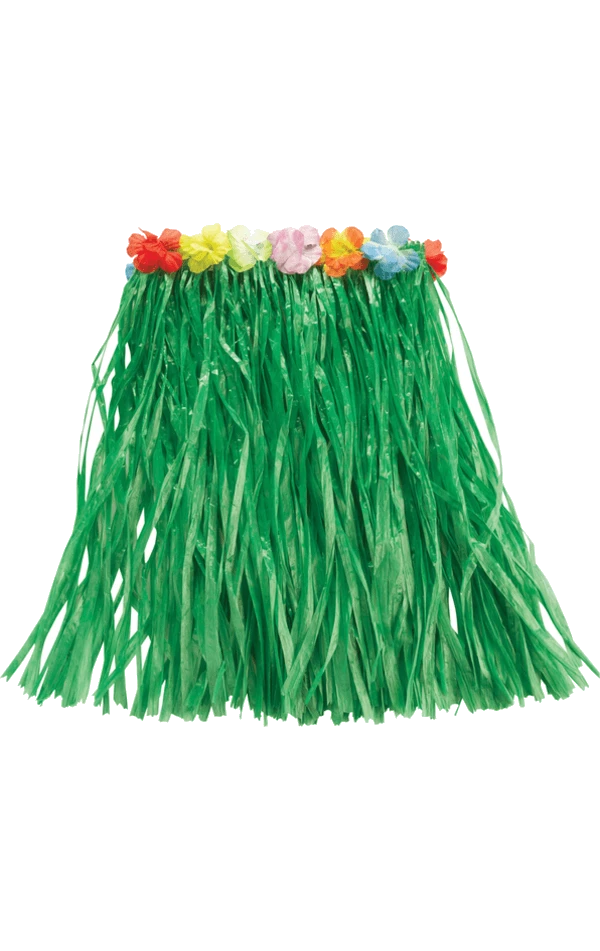 Rubies Hawaiian Grass Skirt Green Accessory