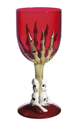 Smiffys Gothic Wine Glass Decoration