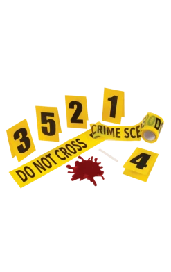 Fun World Halloween Crime Scene Kit Decoration