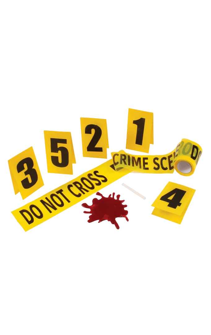 Fun World Halloween Crime Scene Kit Decoration