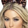 Smiffys Brown Leopard Bow On Headband