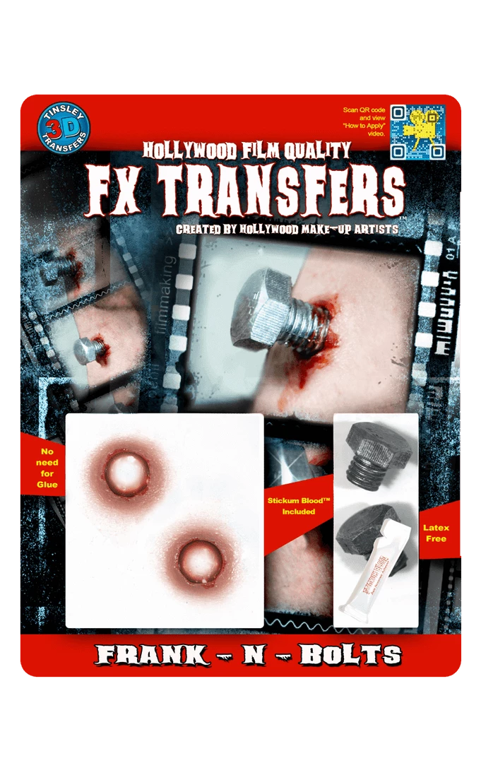 Tinsley Transfers Frank-N-Bolts 3D FX Transfers Halloween