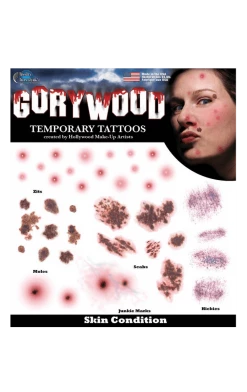 Tinsley Transfers Skin Condition Gorywood Temporary Tattoos