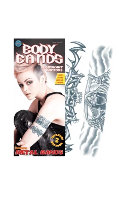 Tinsley Transfers Reaper Body Band Tattoo Punk