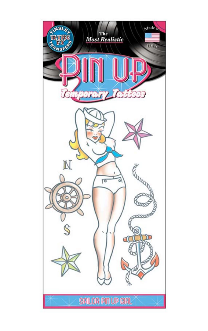 Tinsley Transfers Sailor Pin Up Tattoos Sailors