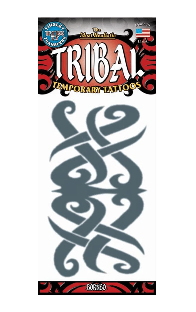 Tinsley Transfers Borneo Tribal Tattoo Accessory All Accessories