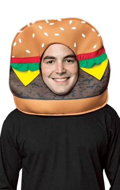 Rasta Imposta Food & Drink Burger Headpiece Accessory