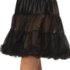 California Costumes Ruffled Pettiskirt Black