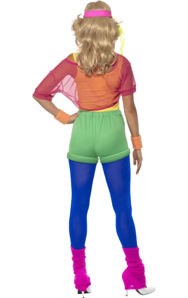 Smiffys Womens Let's Get Physical Costume