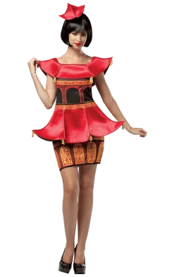 Rasta Imposta Adults Pagoda Dress Costume