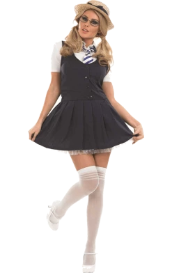 Fun Shack Womens School Girl Costume Plus Size Costumes