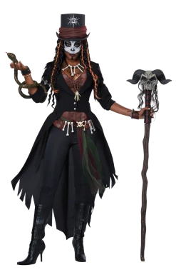 California Costumes Womens Voodoo Magic Priestess Costume Halloween