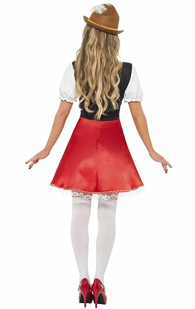 Smiffys Womans Red Bavarian Costume Around The World