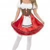 Smiffys Womans Red Bavarian Costume Around The World