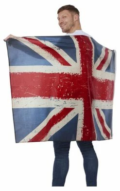 Generic Around The World Vintage Style Union Jack Flag Accessory