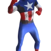 Body Republic American / USA Adult Captain America Zappar Costume