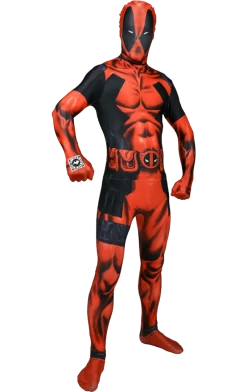 Body Republic Adult Deadpool Morphsuit Costume Book Characters