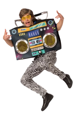 Rasta Imposta Adult Boom Box Stereo Costume