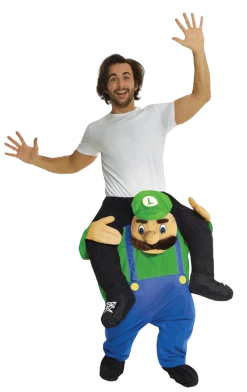 Body Republic Cosplay & Comic Con Plumber Piggyback Costume
