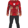 Rubies Adult Iron Man Top & Facepiece Cosplay & Comic Con