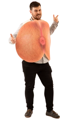 Orion Costumes Novelty Adult Bum Hole Costume