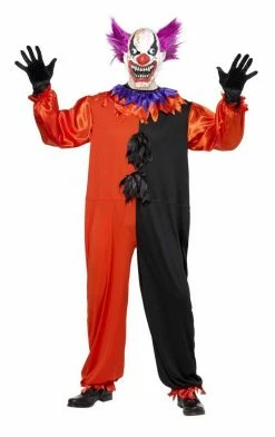 Smiffys Mens Sinister Circus Clown Halloween Costume