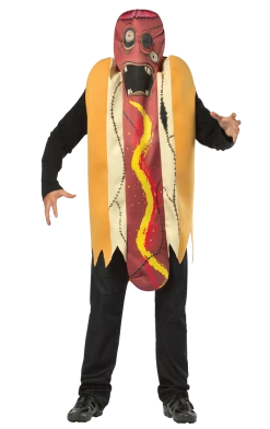 Rasta Imposta Adults Zombie Hot Dog Costume Food & Drink
