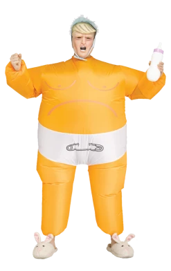 Palmer American / USA Adult Inflatable Big Baby Trump Costume