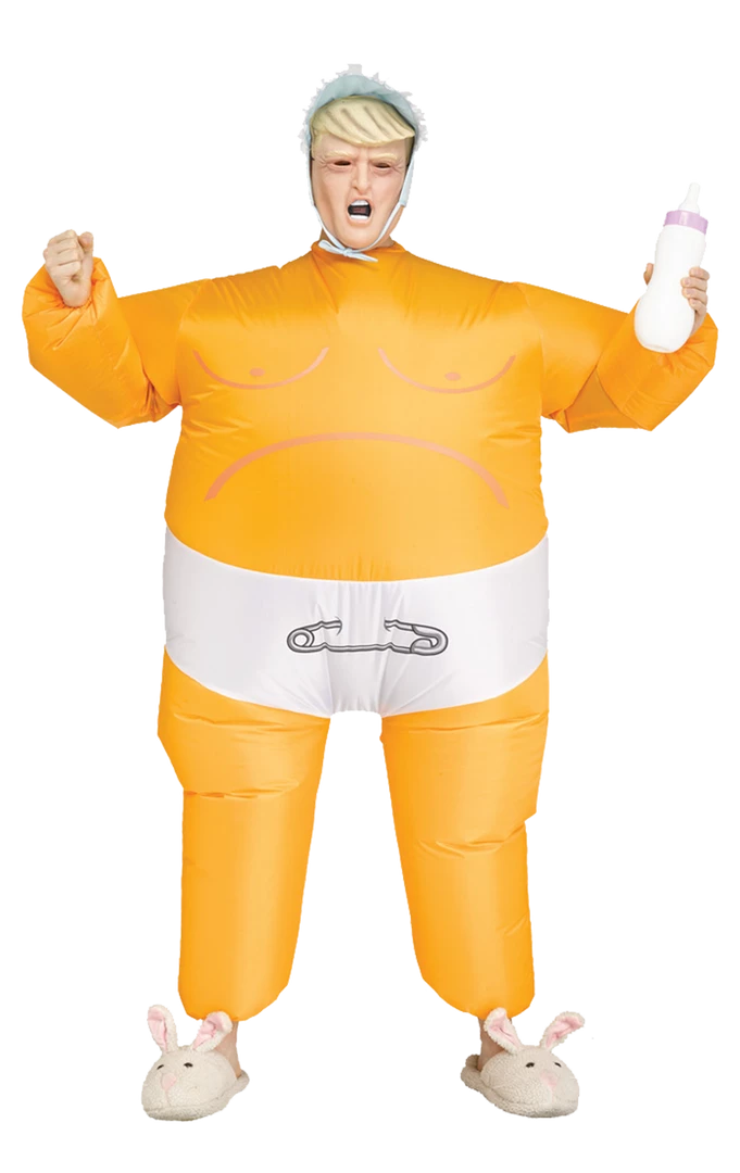 Palmer American / USA Adult Inflatable Big Baby Trump Costume