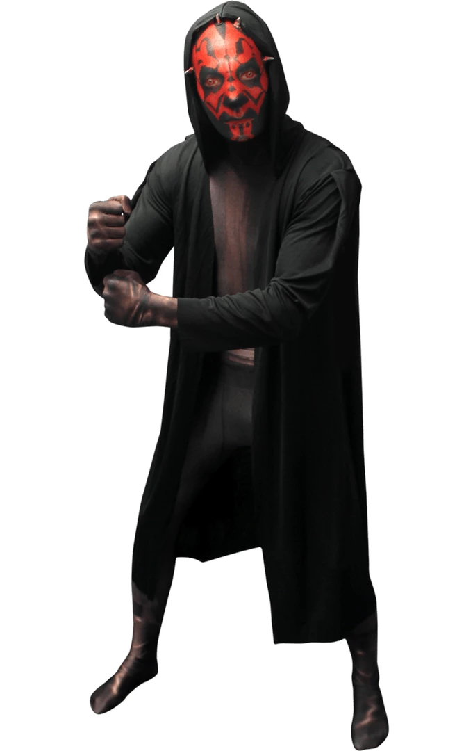 Body Republic Adult Darth Maul Zappar Morphsuit Costume Book Characters