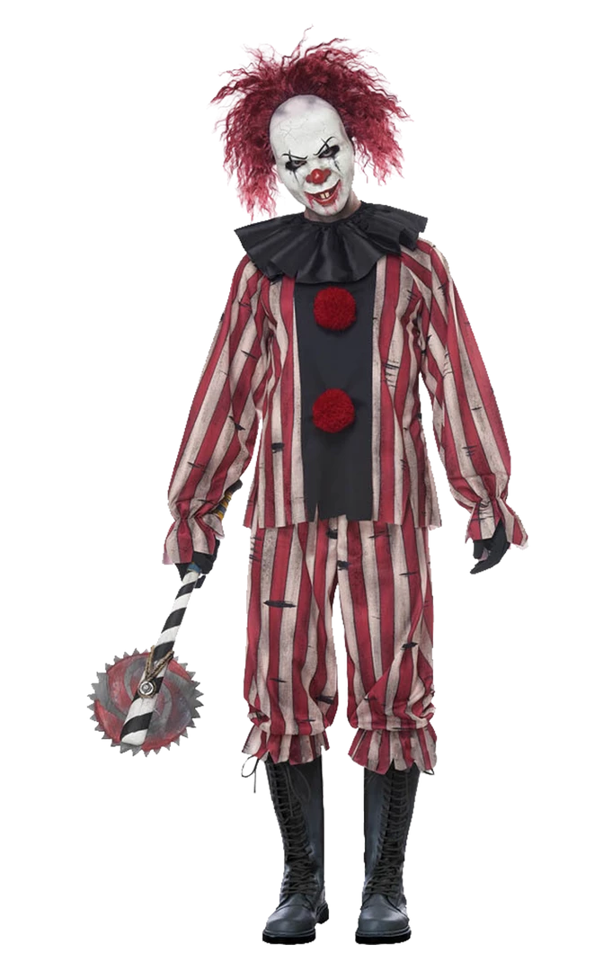 California Costumes Mens Nightmare Clown Costume Circus