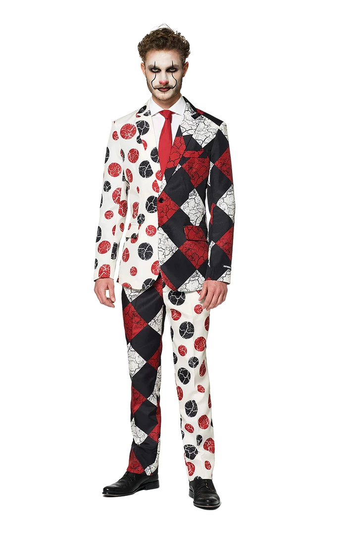 Circus Vintage Clown Halloween Suitmeister