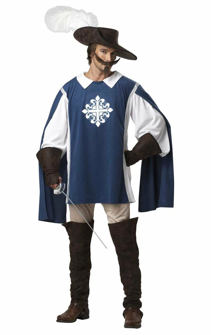 California Costumes Book Characters Mens Musketeer Costume