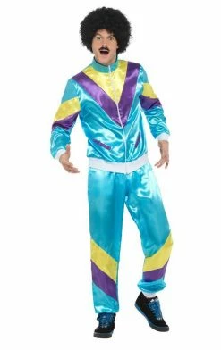 Smiffys Mens 80s Fashion Shellsuit Costume Novelty
