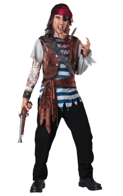 InCharacter Costumes Mens Dead Mans Chest Costume Pirates
