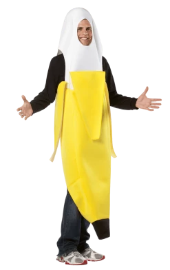 Rasta Imposta Adult Funny Peeled Banana Costume