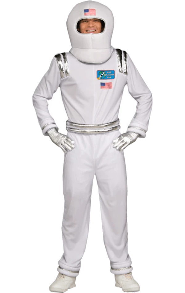 Forum Novelties Mens White Astronaut Costume American / USA