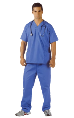 Underwraps Blue Hospital Scrubs Costume Costumes Under £20