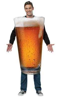 Rasta Imposta Food & Drink Adult Pint Of Beer Costume